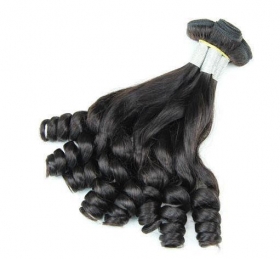 MG Hair Fumi Bouncy Curly Texture - Genuine Indian Virgin Human Hair Pattern