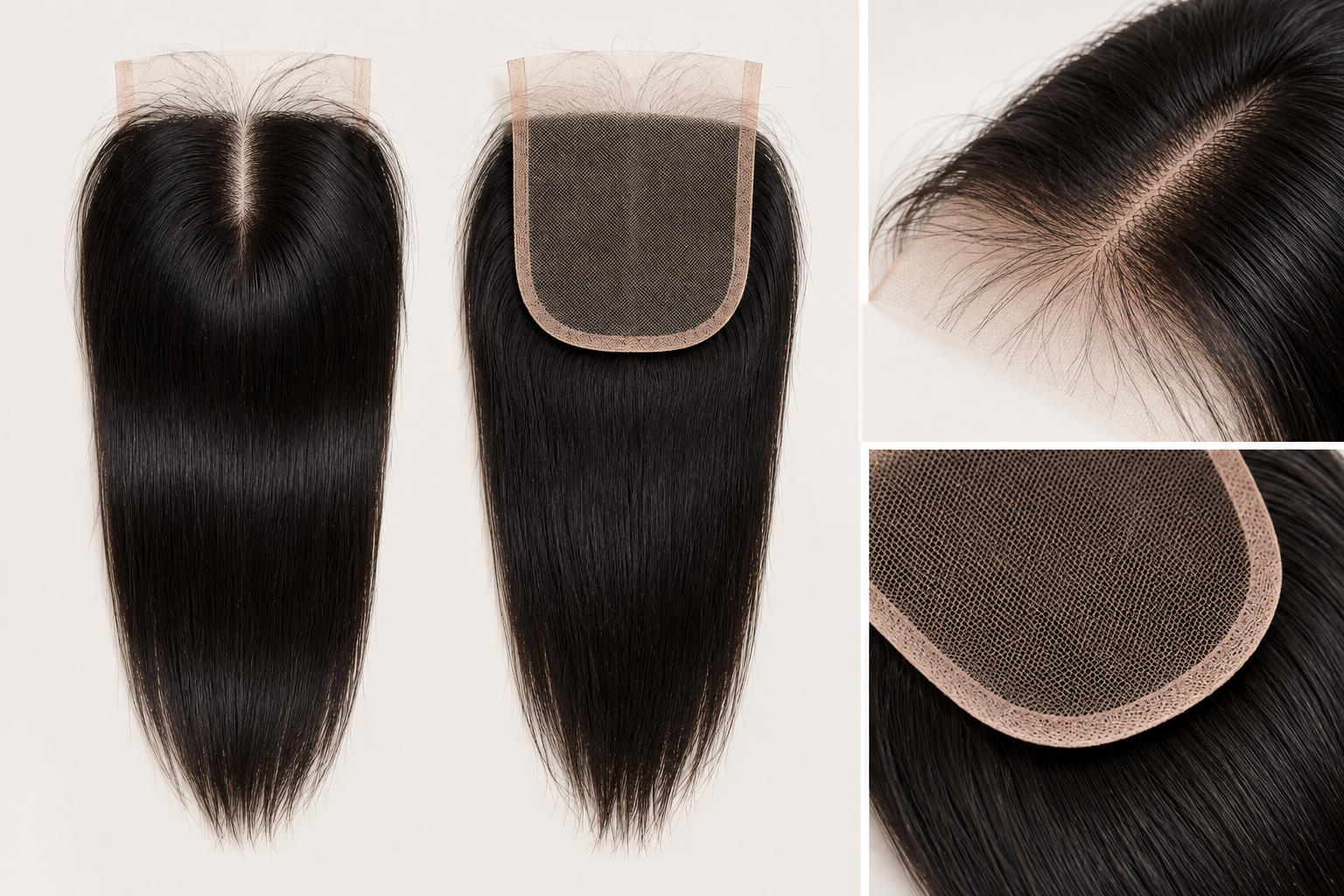 MG Hair Lace Closures - Premium Indian Human Hair