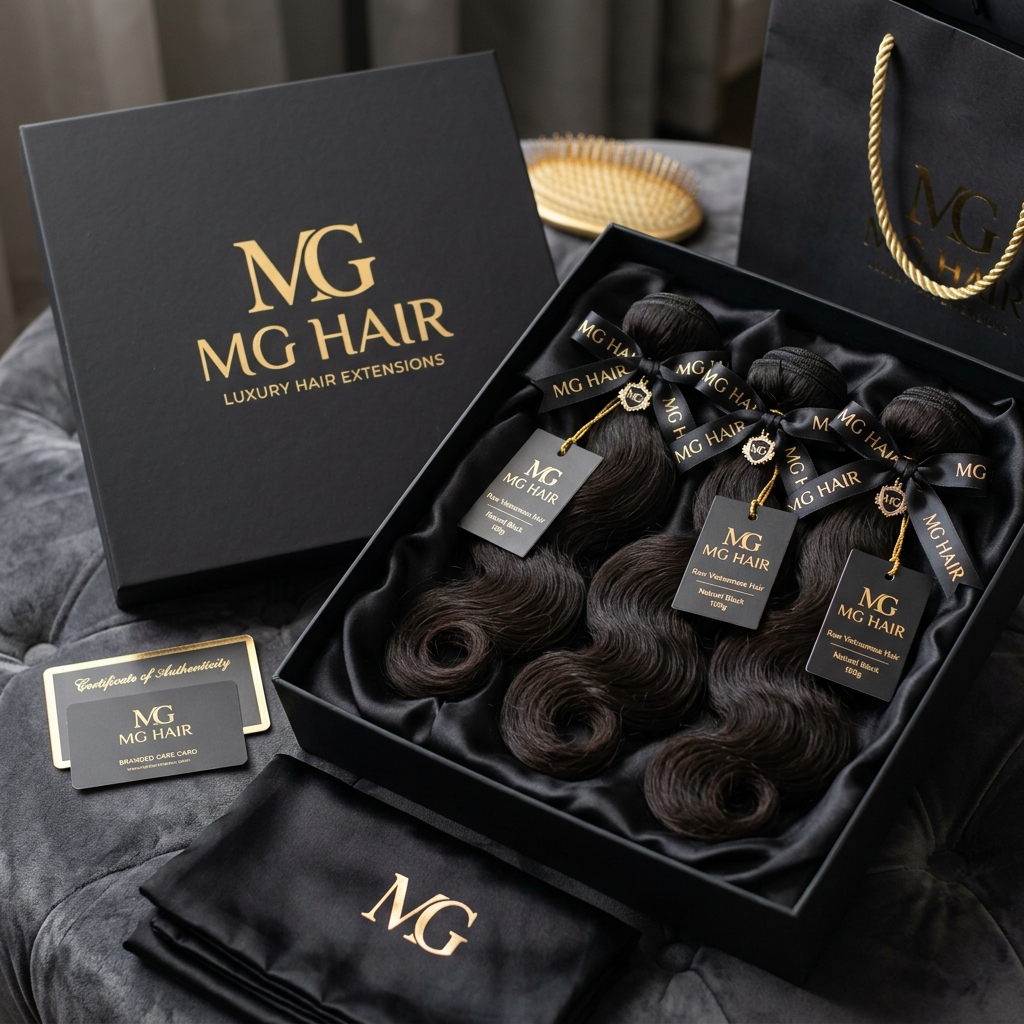 MG Hair Instagram Social Showcase - Real Human Hair Transformations and Style Inspiration