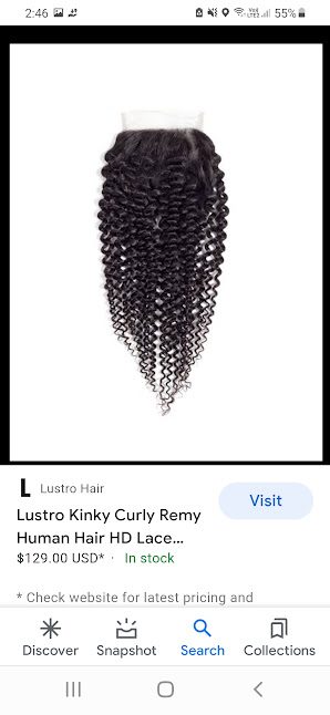 MG Hair HD 5x5 Lace Closure – Kinky Curly, Natural Color, 24" - Premium Indian Human Hair Extensions Wholesale Supplier
