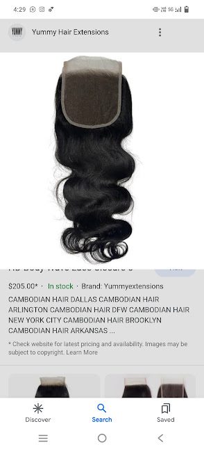 MG Hair HD 5x5 Lace Closure – Wave, #1 Jet Black, 20" - Premium Indian Human Hair Extensions Wholesale Supplier
