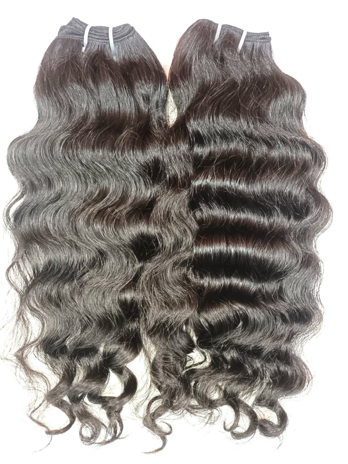 Machine Weft Hair Extension – Ocean Wave, Natural, 16"